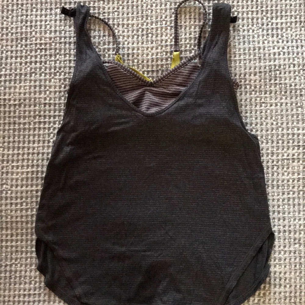 Yoga Top with detachable sports bra